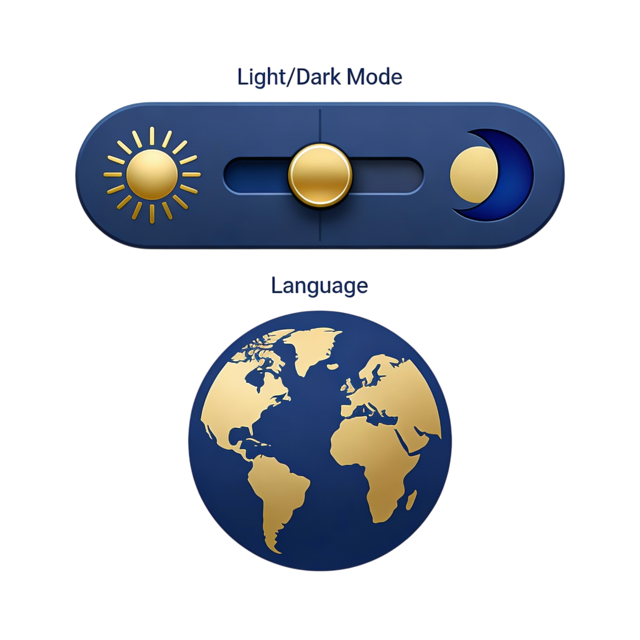 Funkcjonalny interfejs - jasny i ciemny motyw, obsługa języków PL/DE/EN